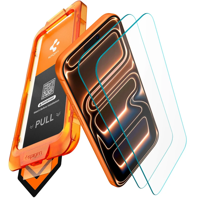 Antireflex Glas für iPhone 18 Pro Max / 17 Pro Max, Spigen Glas.tR AlignMaster S AR 2-Pack