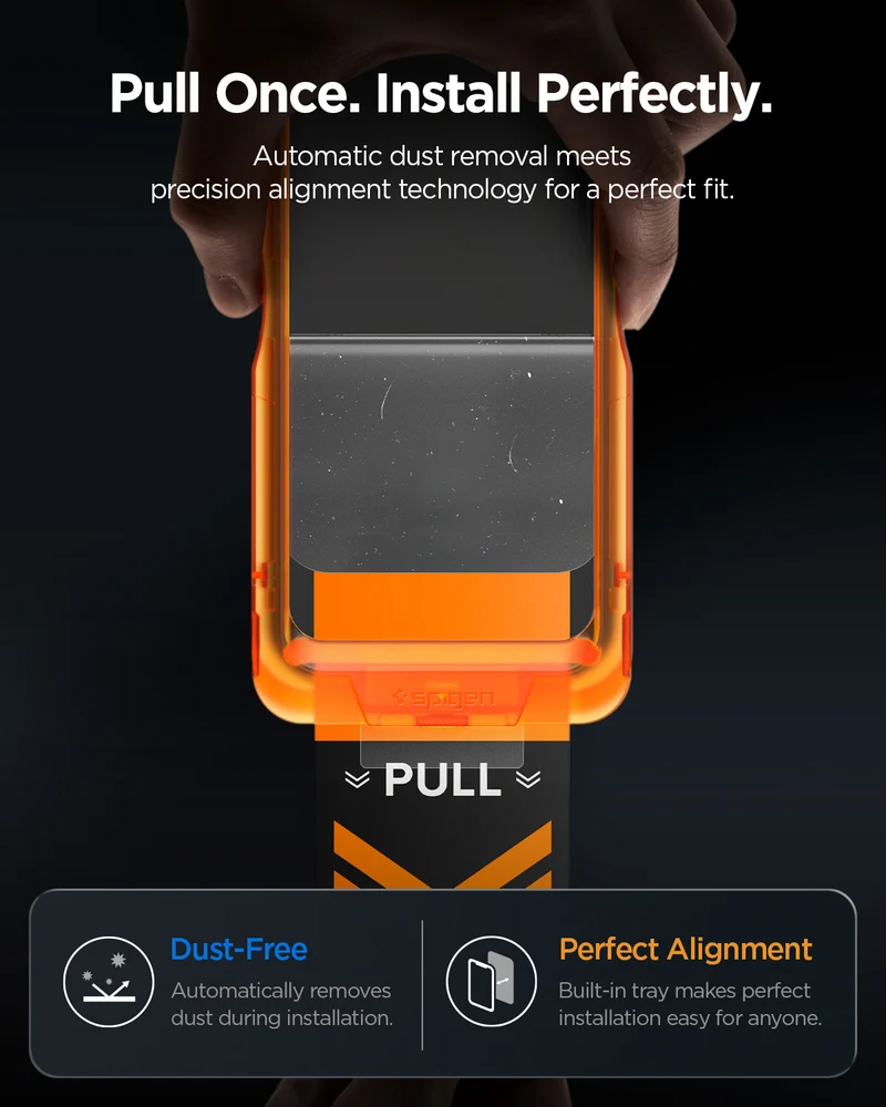Antireflex Glas für iPhone 18 Pro Max / 17 Pro Max, Spigen Glas.tR AlignMaster S AR 2-Pack