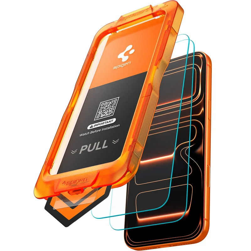 Antireflex Glas für iPhone 18 Pro Max / 17 Pro Max, Spigen Glas.tR AlignMaster S AR 2-Pack