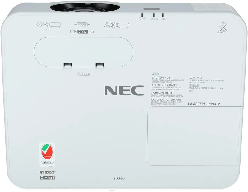 NEC P554U Proiettore Professionale WUXGA 5300 Lumen Prodotto NUOVO