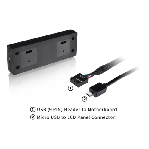 3.9 inch LCD Screen Kit Black for Tower-Series, TR100-Series and Ceres 330 Hydrangea Blue
