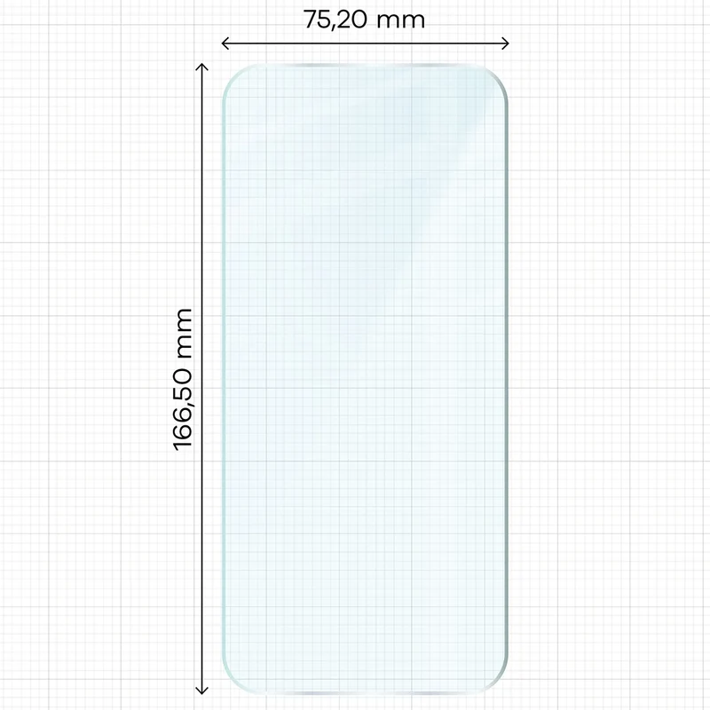 Gehärtetes Glas für Xiaomi Redmi 17 4G/5G, Bizon Glass Clear Duo, 2 Stück