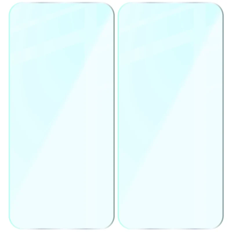 Gehärtetes Glas für Oppo Reno16 / Reno16 Pro 5G, Bizon Glass Clear Duo, 2 Stück