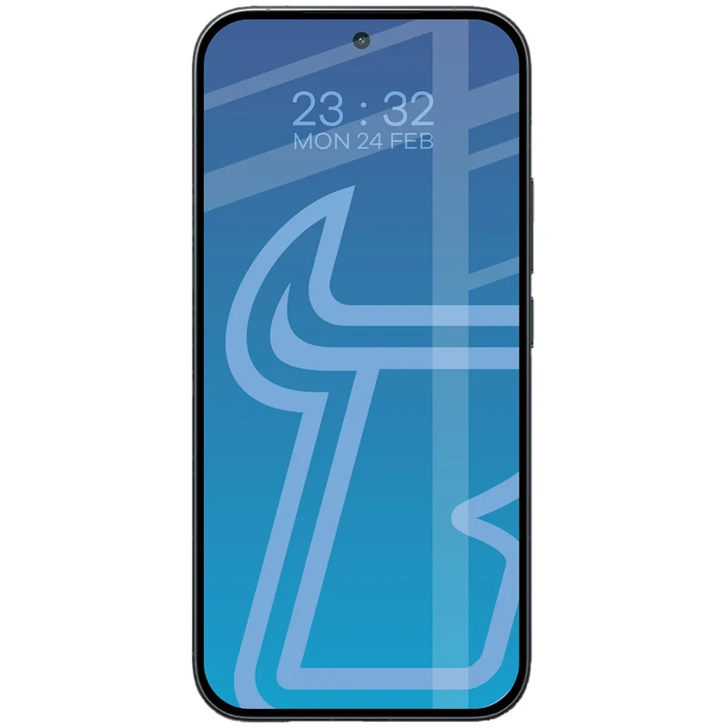 Gehärtetes Glas für Xiaomi POCO F9 Pro, Bizon Glass Edge Duo, Schwarzer Rahmen, 2 Stück