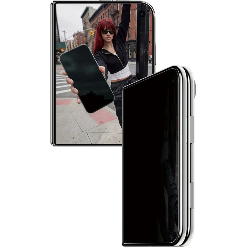 Sichtschutzglas mit Applikator für iPhone Duo, SAFE by PanzerGlass Ultra-Wide Fit Privacy mit EasyAligner