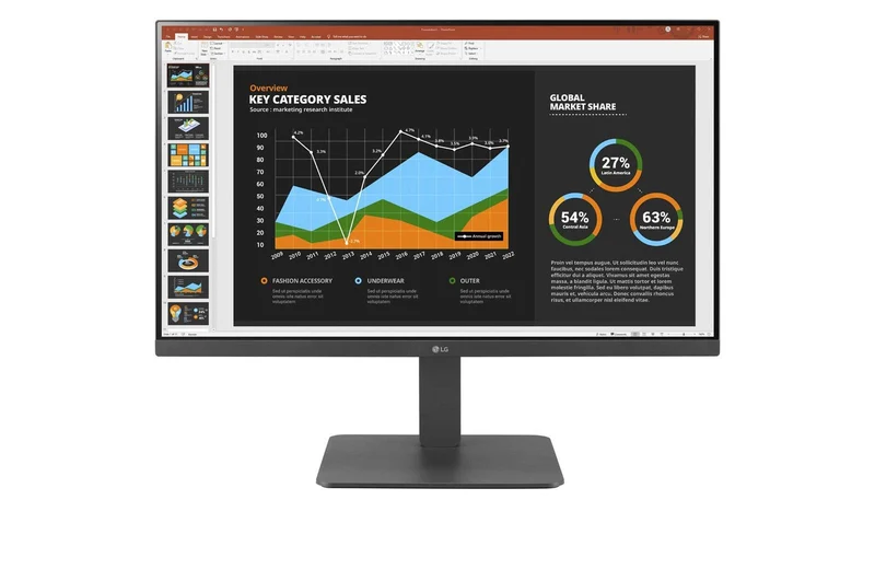 LG 27 Ips Borderless - Webcam Fhd