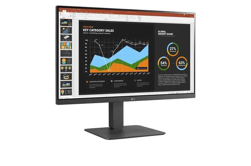 LG 27 Ips Borderless - Webcam Fhd