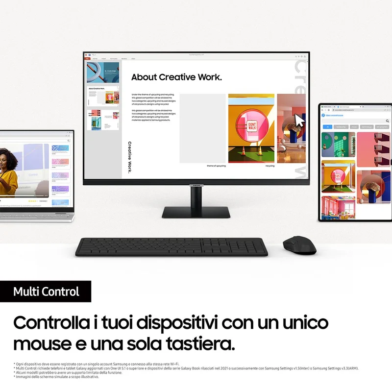 S32Dm500 Smartmonitor,Uhd,Usb-C,Speaker,Telecomand