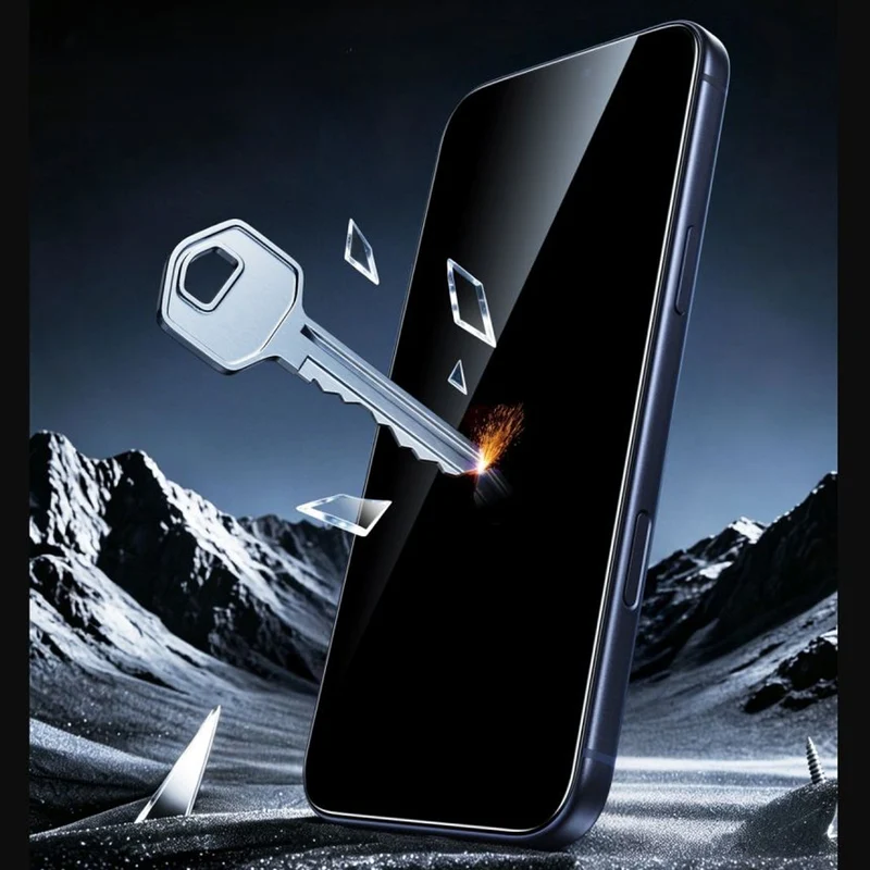 Sichtschutzglas mit Positionierungsrahmen für iPhone 18 Pro, ESR UltraFit Armorite Privacy Tempered Glass, 2 Stück