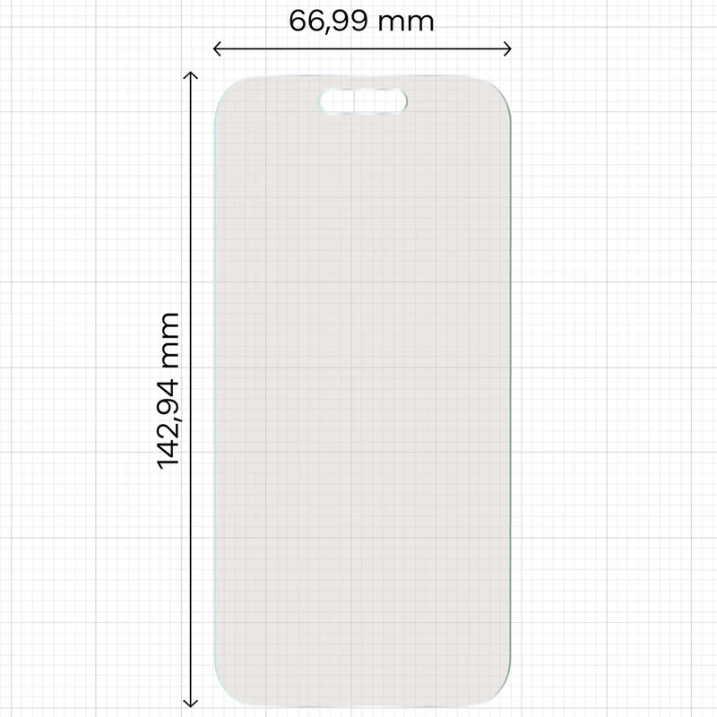 2x Matte Folie mit dem umweltfreundlichen Applikator für iPhone 16, Bizon Eplikator Film Matte