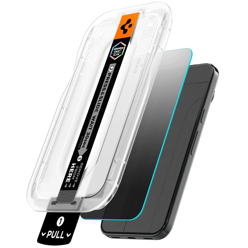 Glas + Applikator für Google Pixel 11 Pro XL / 10 Pro XL / 9 Pro XL, Spigen Glas.tR EZ Fit Pro (AC) Privacy 2-Pack