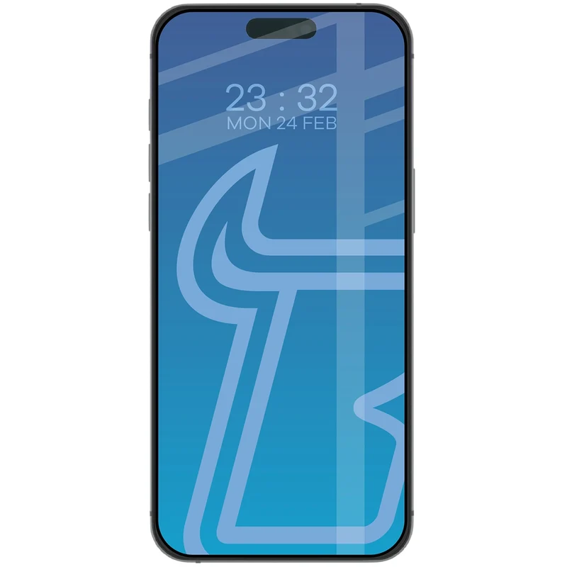 Gehärtetes Glas für iPhone 18 Pro Max / 17 Pro Max, Bizon Glass Edge Duo, 2 Stück