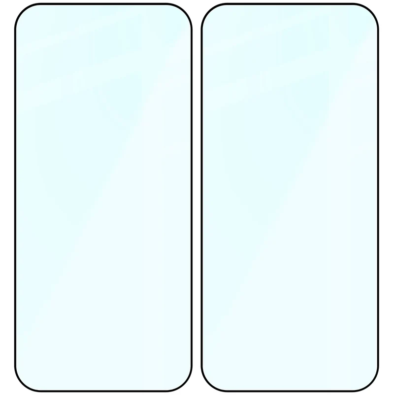 Gehärtetes Glas für iPhone 18 Pro Max / 17 Pro Max, Bizon Glass Edge Duo, 2 Stück