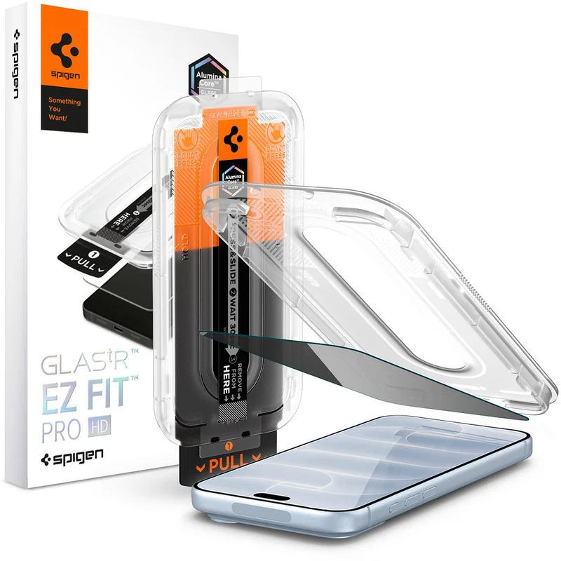 Glas + Applikator für iPhone 18 Pro, Spigen Glas.tR EZ Fit Pro (AC) Privacy 1-Pack