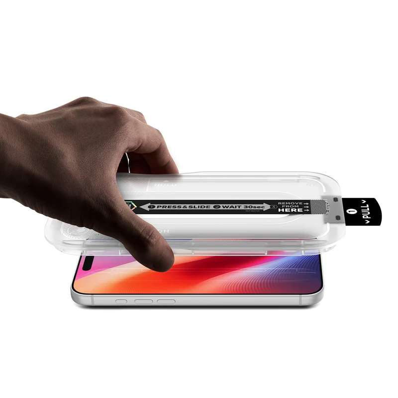 Glas + Applikator für iPhone 18 Pro, Spigen Glas.tR EZ Fit Pro (AC) Privacy 1-Pack
