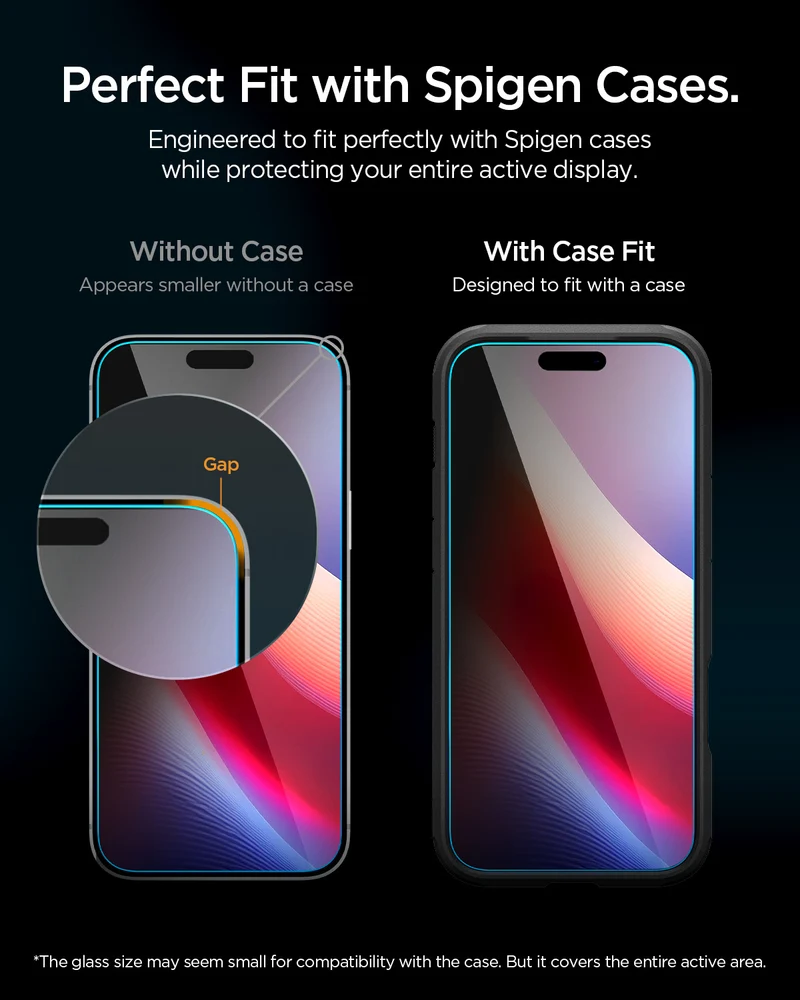 Glas + Applikator für iPhone 18 Pro Max, Spigen Glas.tR EZ Fit Pro (AC) Privacy 2-Pack