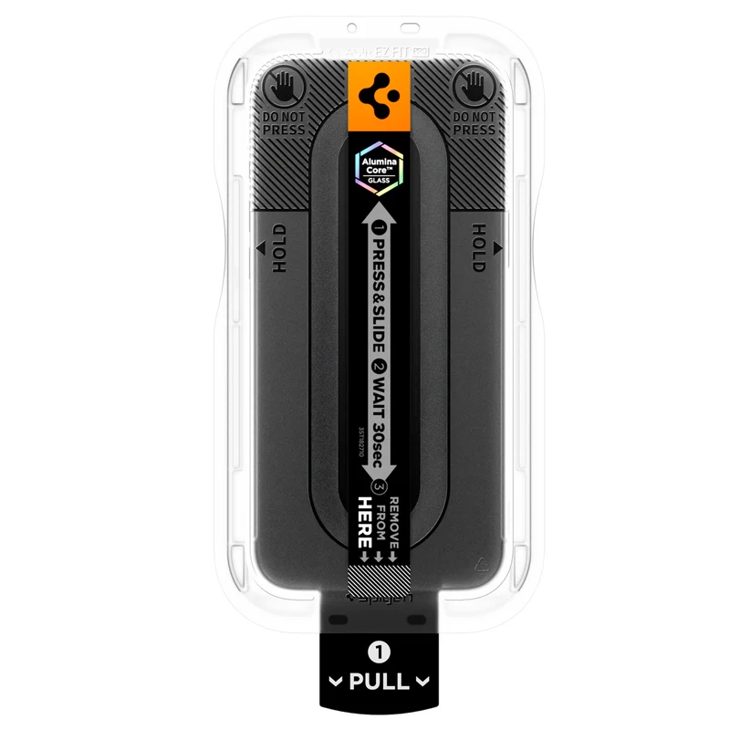 Glas + Applikator für iPhone 18 Pro Max, Spigen Glas.tR EZ Fit Pro (AC) Privacy 1-Pack