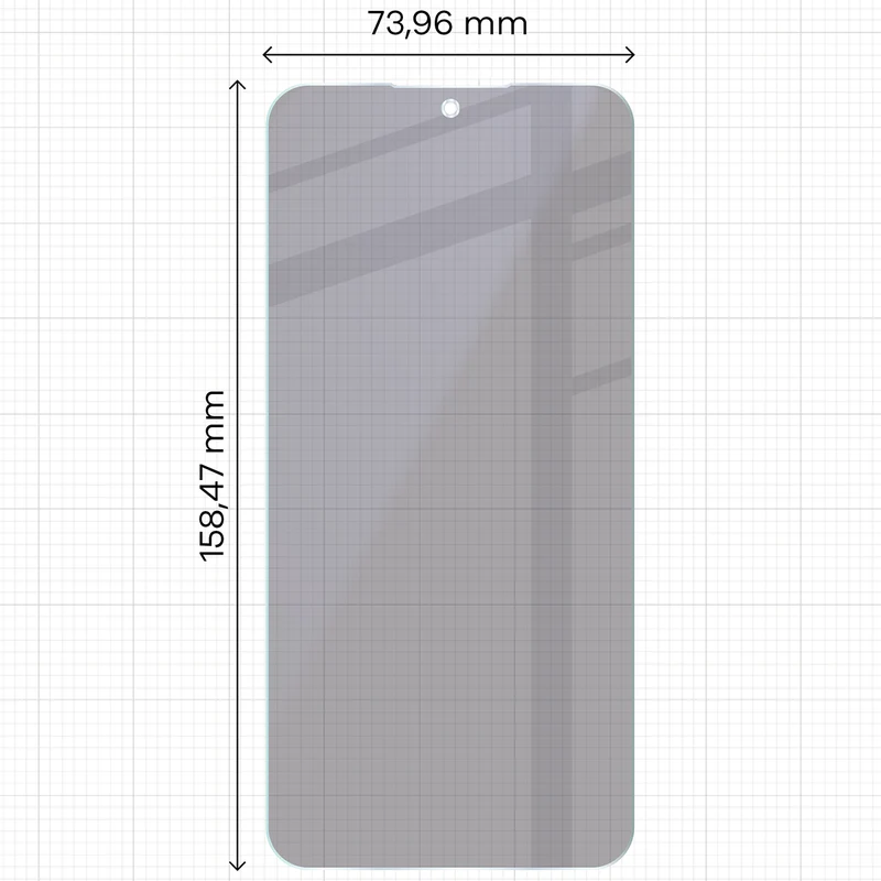 2x Hybridglas mit Sichtschutz mit dem umweltfreundlichen Applikator für Galaxy A57 5G, Bizon Eplikator Hybrid Shadow