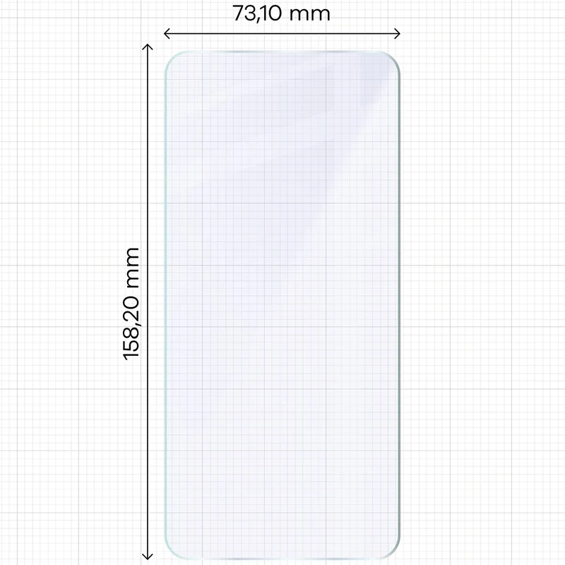 Flexibles Hybridglas für Galaxy S26 FE, Bizon Hybrid Mule Duo, 2 Stück
