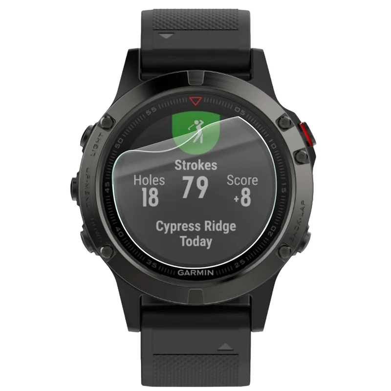 Schutzfolie für den Bildschirm für Garmin Fenix 5 Sapphire (47 mm), Bizon Watch HydroFlex, 3 Stück