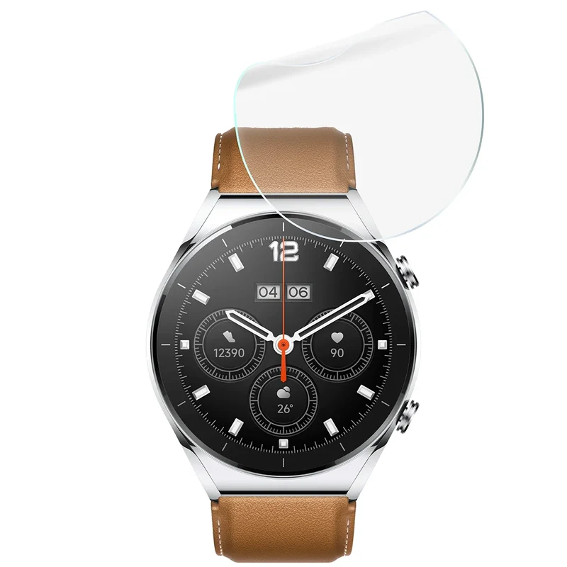 Schutzfolie für den Bildschirm für Xiaomi Watch S1, Bizon Watch HydroFlex, 3 Stück