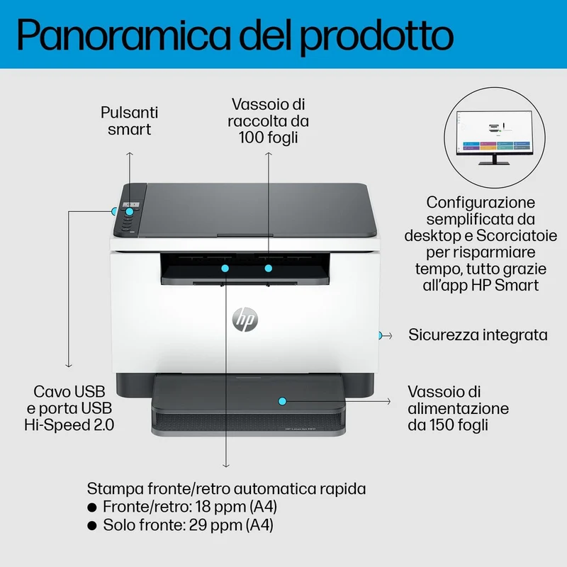 Hp Laserjet Mfp M234D Printer
