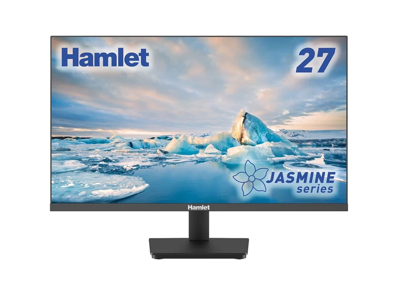 Hamlet Monitor 27 Ips 100Hz Audio+Hdmi+Vga+Dp Regolabile