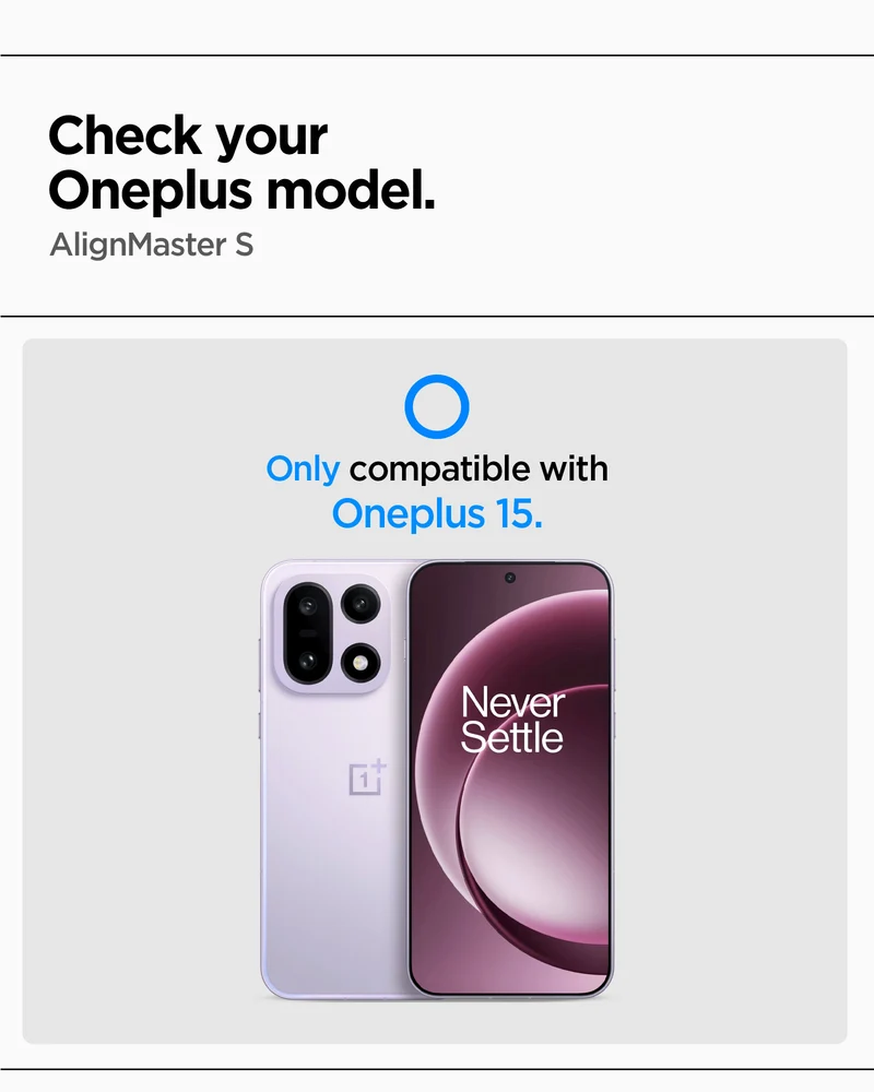 Glas für OnePlus 15, Spigen Glas.tR AlignMaster S 2-Pack