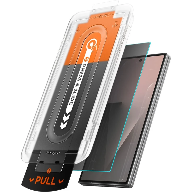Glas + Applikator für Galaxy Z Fold7 / Fold8 Ultra, Spigen Glas.tR EZ Fit Pro (AC) Privacy 2-Pack