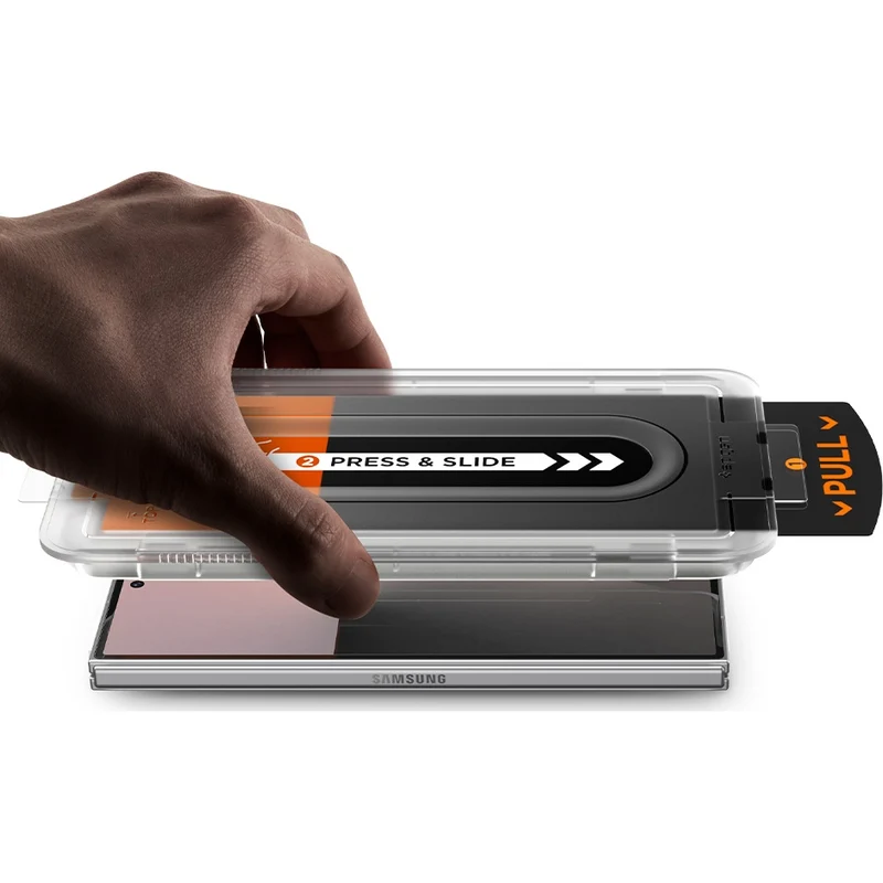 Glas + Applikator für Galaxy Z Fold7 / Fold8 Ultra, Spigen Glas.tR EZ Fit Pro (AC) Privacy 2-Pack
