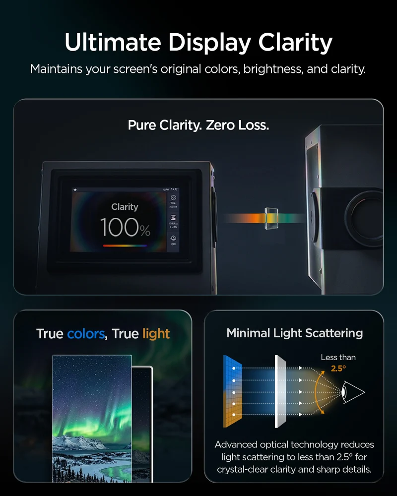 Glas + Applikator für Galaxy Z Fold7 / Fold8 Ultra, Spigen Glas.tR EZ Fit Pro (AC) Privacy 2-Pack