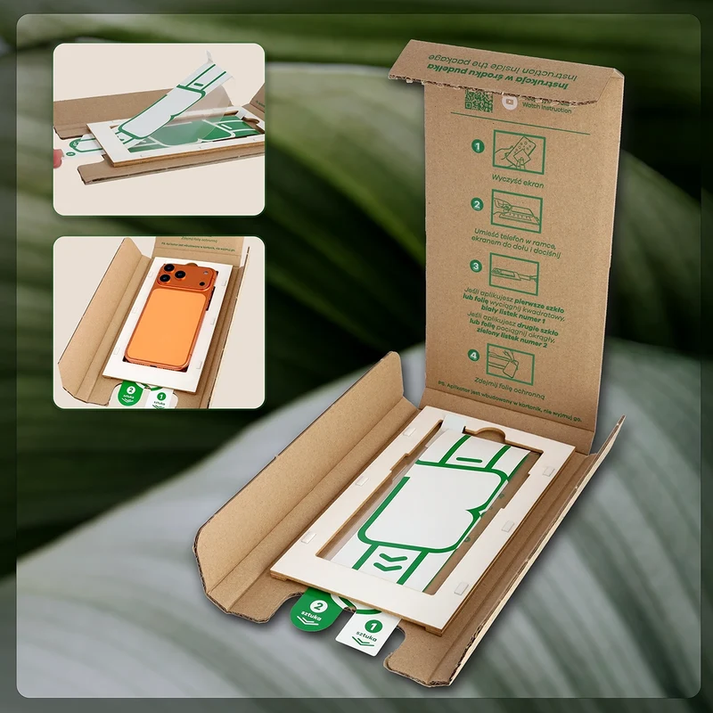 2x Hybridglas mit dem umweltfreundlichen Applikator für Galaxy S26 Ultra, Bizon Eplikator Hybrid Mule