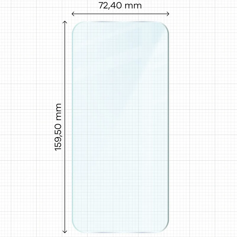 Gehärtetes Glas für Nothing Phone (4b), Bizon Glass Clear Duo, 2 Stück