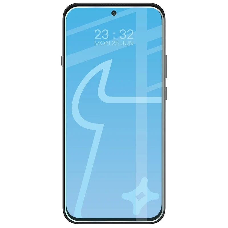 Gehärtetes Glas für Nothing Phone (4b), Bizon Glass Clear Duo, 2 Stück