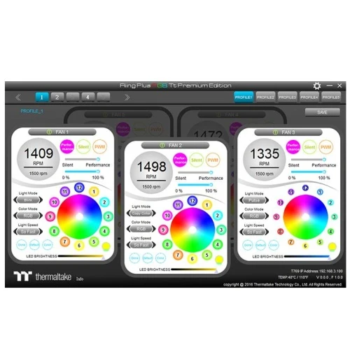 Riing Plus 12 RGB Gehäuselüfter Kit 3x Fan +3x Lumi Plus