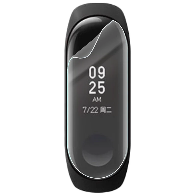 Schutzfolie für den Bildschirm für Xiaomi Mi Band 3, Bizon Watch HydroFlex, 3 Stück