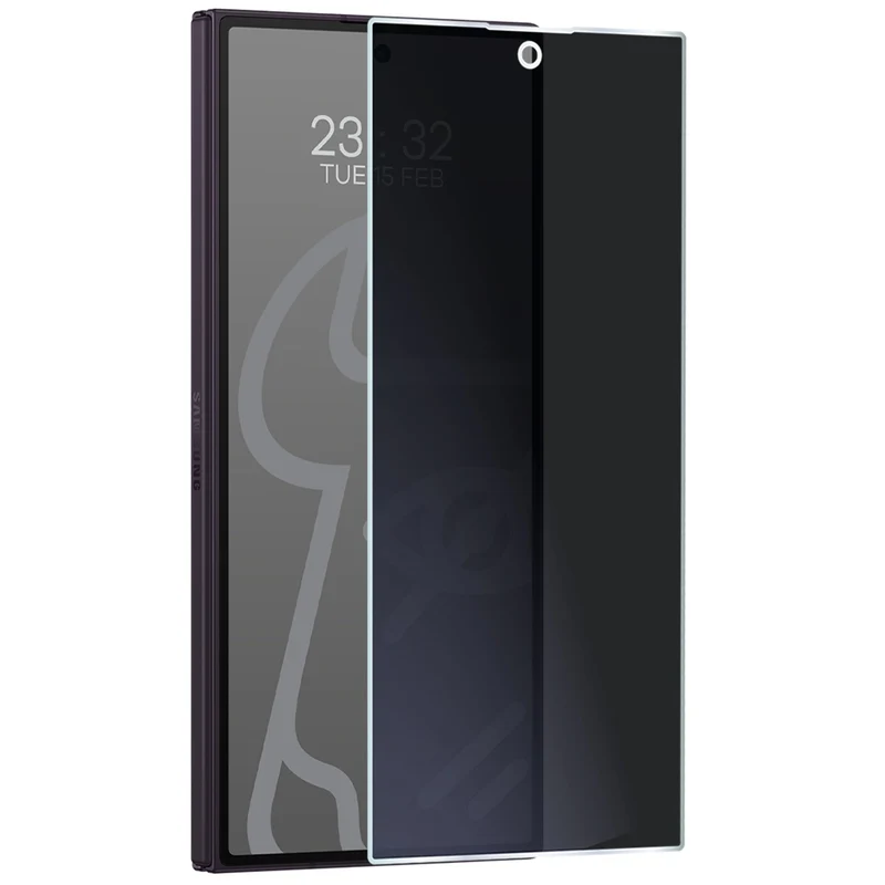 Hybridglas mit Privatschutzfilter für Galaxy Z Fold8 Ultra, Bizon Hybrid Shadow, Matt