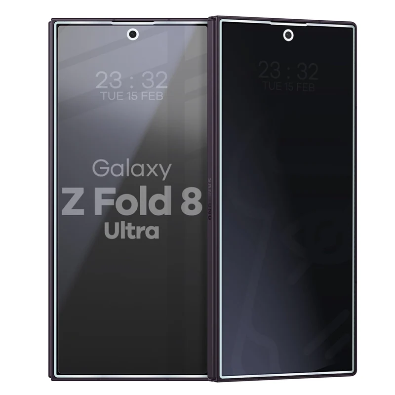 Hybridglas mit Privatschutzfilter für Galaxy Z Fold8 Ultra, Bizon Hybrid Shadow, Matt