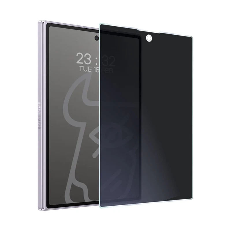 Hybridglas mit Privatschutzfilter für Galaxy Z Fold8, Bizon Hybrid Shadow, Matt