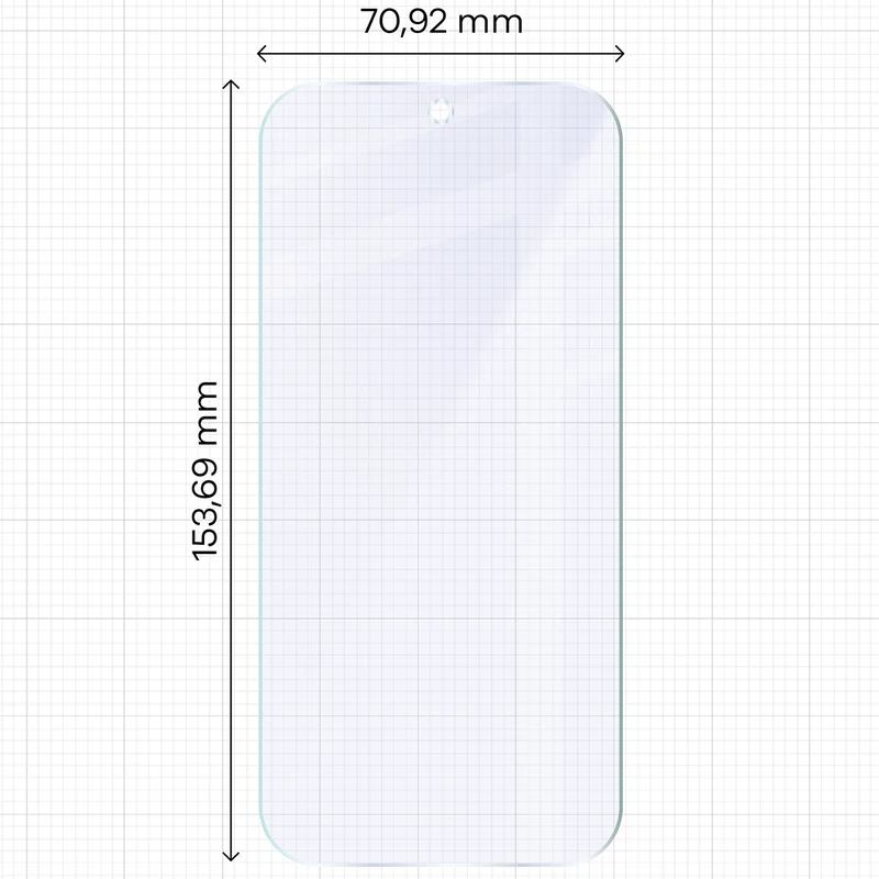 2x Hybridglas mit dem umweltfreundlichen Applikator für Xiaomi POCO X8 Pro, Bizon Eplikator Hybrid Mule