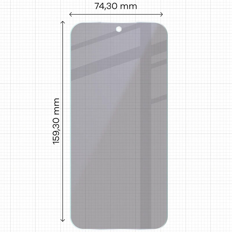 2x Hybridglas mit Sichtschutz mit dem umweltfreundlichen Applikator für Xiaomi POCO X8 Pro Max, Bizon Eplikator Hybrid Shadow
