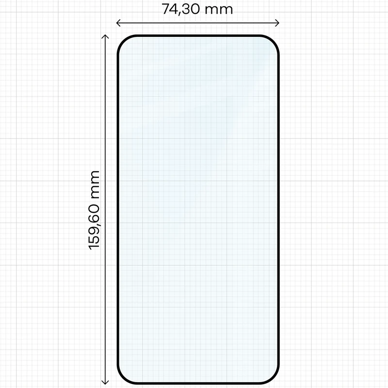 Gehärtetes Glas mit Applikationsrahme für Xiaomi Redmi Note 17 Pro 5G / Pro Max 5G, Bizon Glass Aplikator Edge, 2 Sets