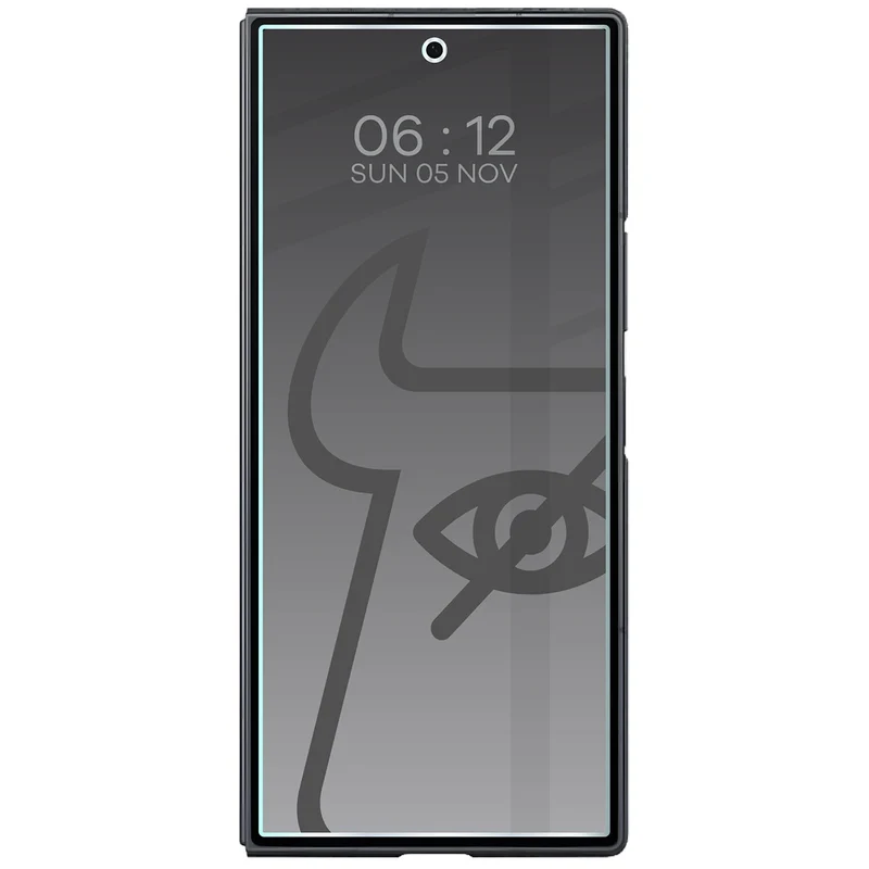 Gehärtetes Glas mit Privatschutzfilter für Galaxy Z Fold8 Ultra, Bizon Glass Clear Shadow, getönt