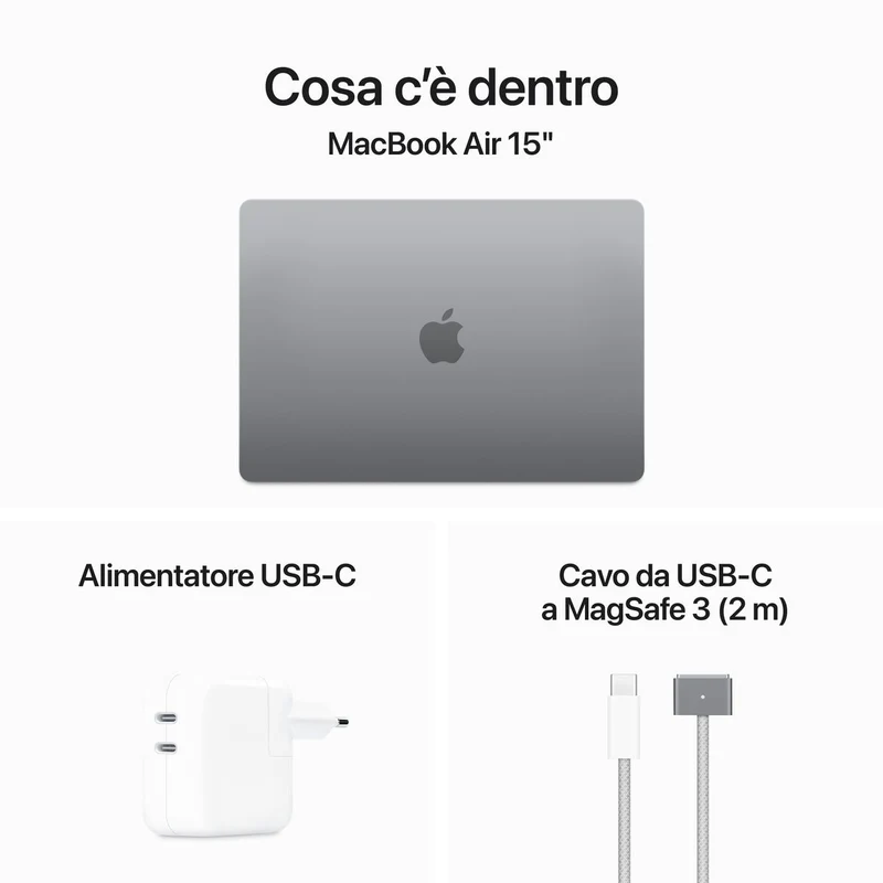 Apple 13 Macbook Air Apple M3 Chip 8-Core Cpu Space Grey