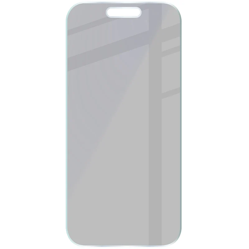 2x Hybridglas mit Sichtschutz mit dem umweltfreundlichen Applikator für iPhone 16, Bizon Eplikator Hybrid Shadow