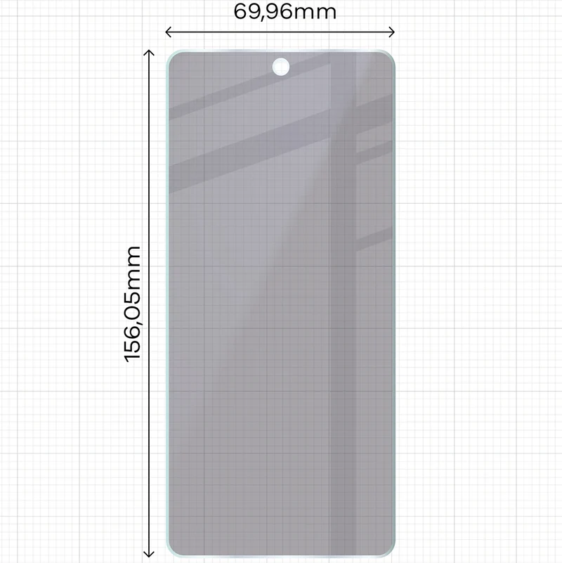 2x Hybridglas mit Sichtschutz mit dem umweltfreundlichen Applikator für Motorola Moto G86 Power 5G, Bizon Eplikator Hybrid Shadow