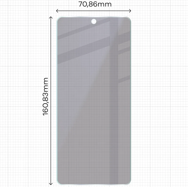 2x Hybridglas mit Sichtschutz mit dem umweltfreundlichen Applikator für Motorola Moto G56 5G, Bizon Eplikator Hybrid Shadow