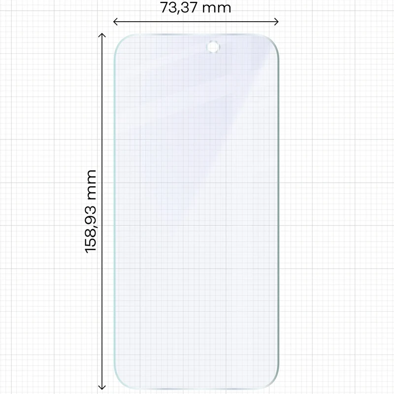 2x Hybridglas mit dem umweltfreundlichen Applikator für iPhone 17 Pro Max, Bizon Eplikator Hybrid Mule