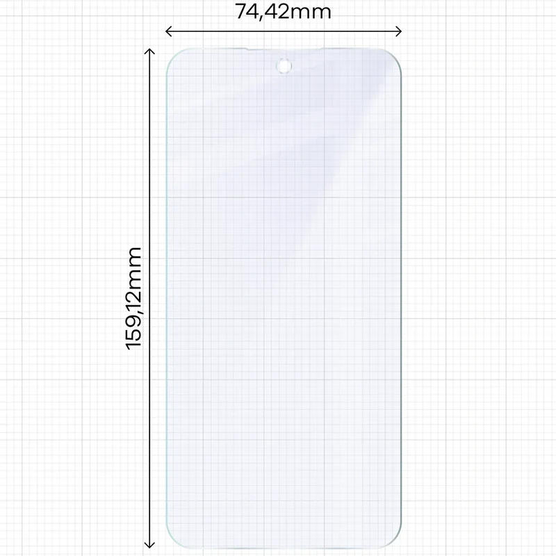 2x Hybridglas mit dem umweltfreundlichen Applikator für Galaxy A37 5G, Bizon Eplikator Hybrid Mule