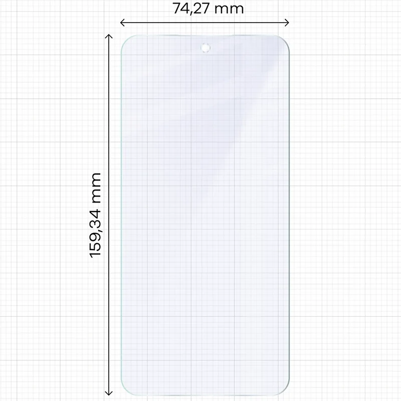 2x Hybridglas mit dem umweltfreundlichen Applikator für Galaxy A56 5G, Bizon Eplikator Hybrid Mule